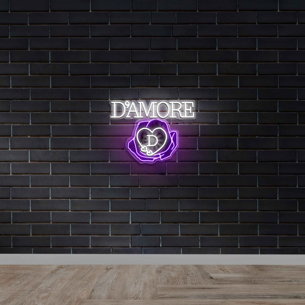 DAMORE - Premium Neon Artwork
