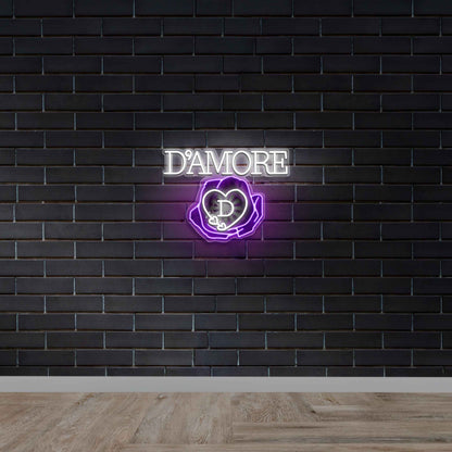DAMORE - Premium Neon Artwork
