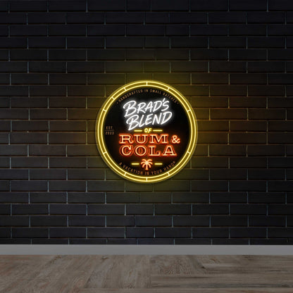 Brad’s Blend - Premium Neon Artwork