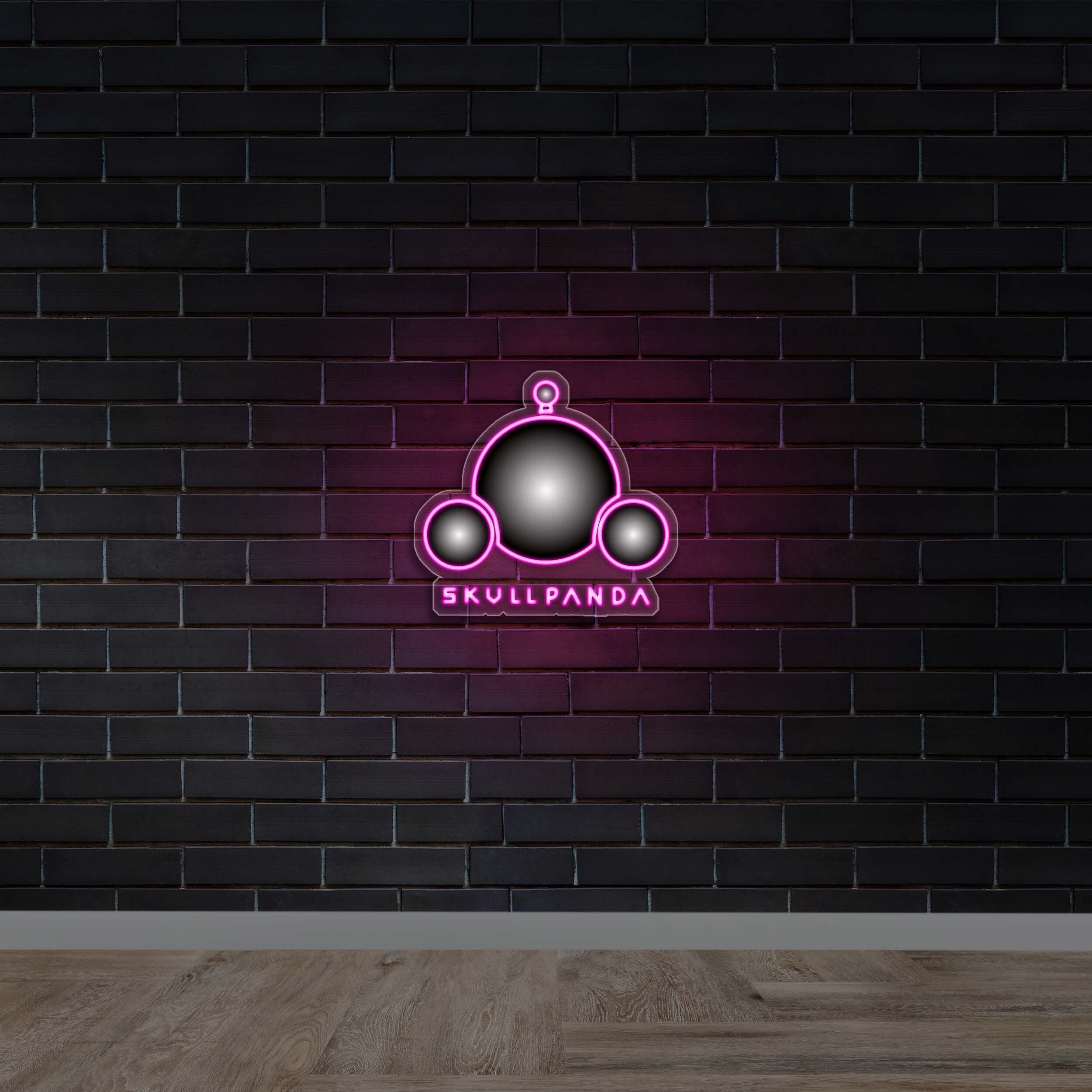 SKULL PANDA - Premium Neon Artwork