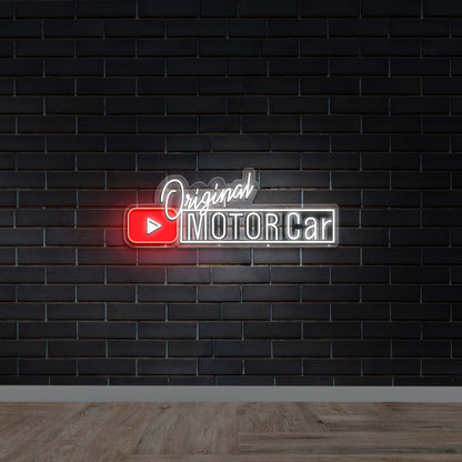 Original Motor Car - Premium Neon Artwork