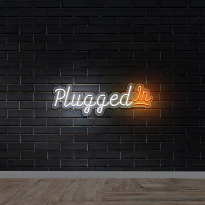 Plugged in - Premium Neon Artwork
