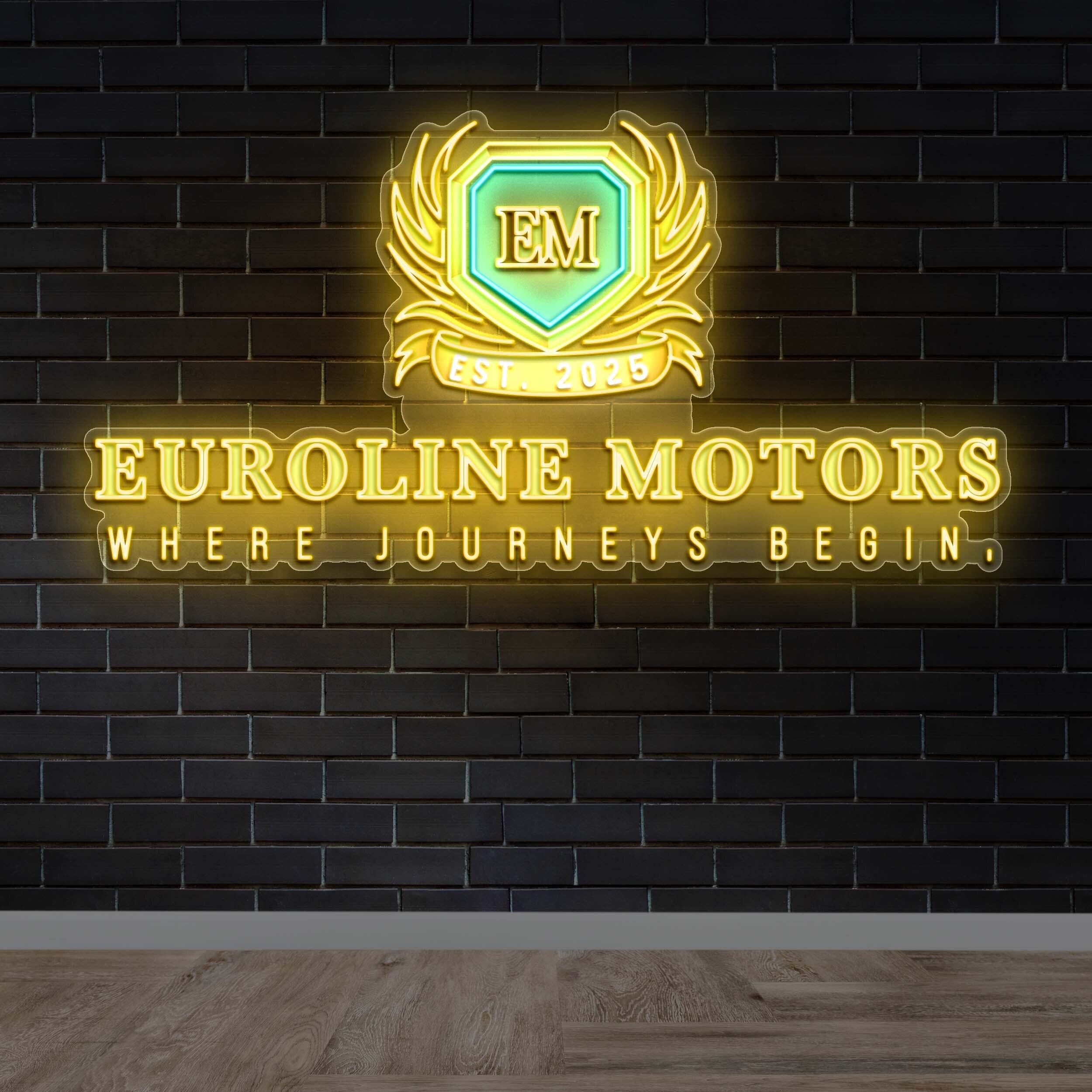 EUROLINE MOTORS - Premium Neon Artwork