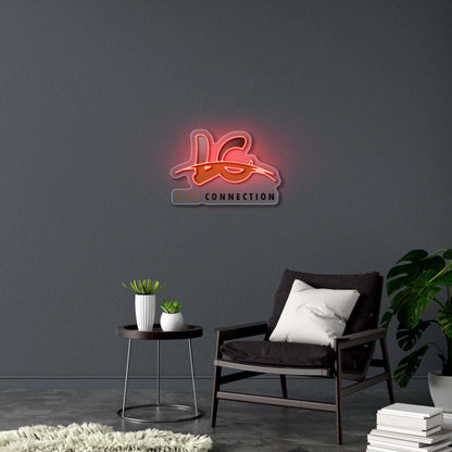 Live Connection - Premium Neon Artwork