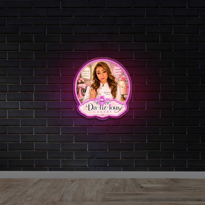 DA-LIZ-IOUS CAKERY - Premium Neon Artwork