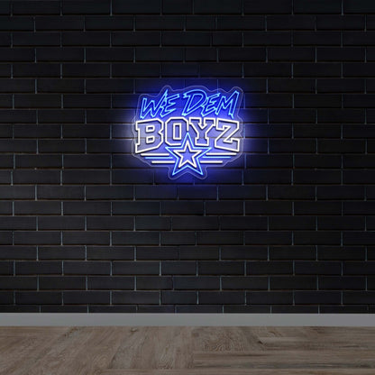 We Dem Boyz - Premium Neon Artwork
