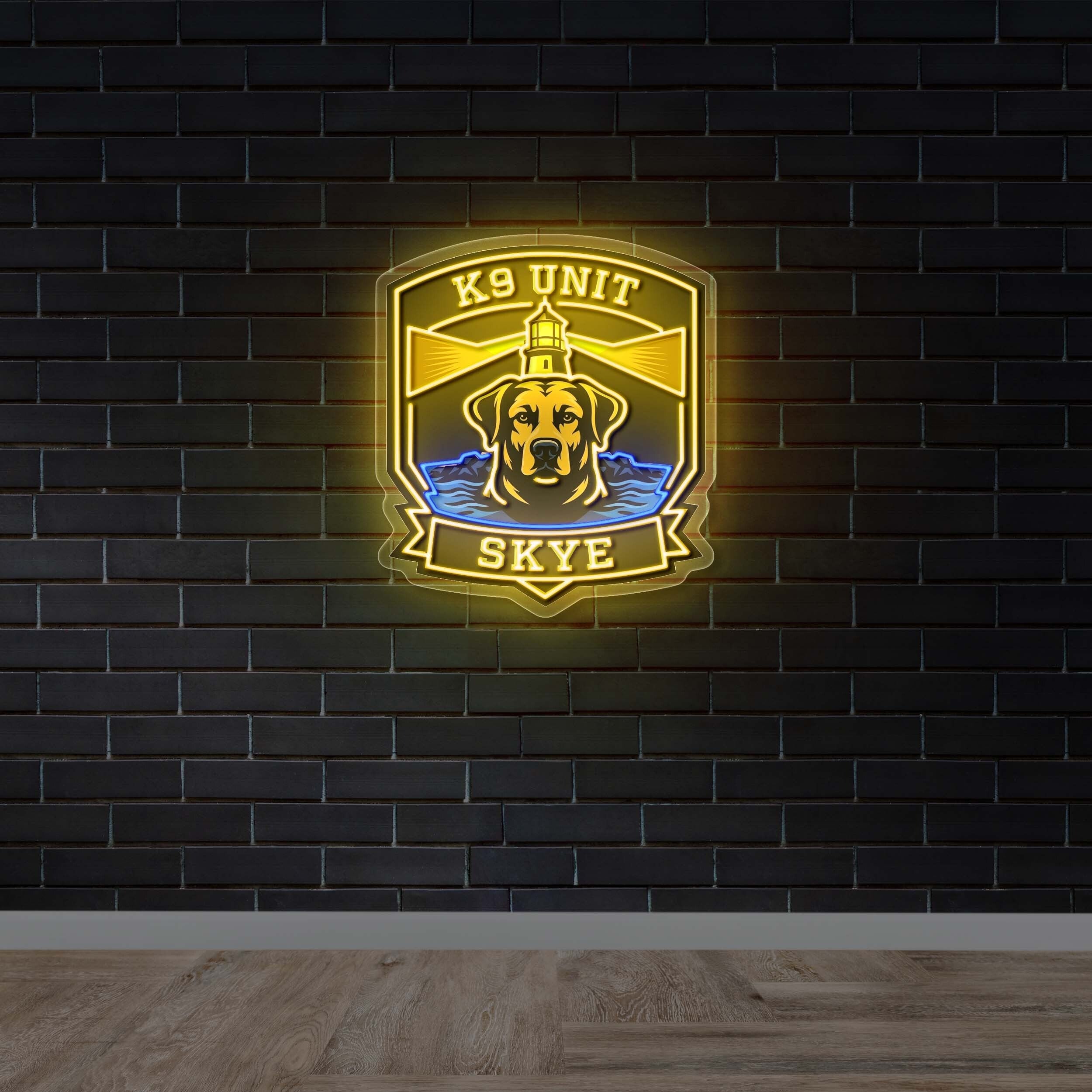 K9 Unit Skye - Premium Neon Artwork
