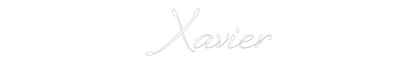 Custom Neon: Xavier