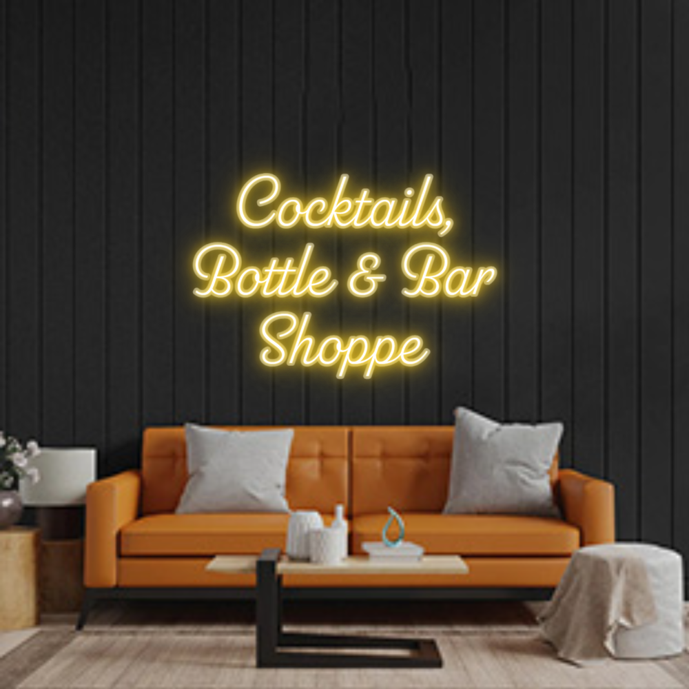 Custom Neon: Cocktails,
B...