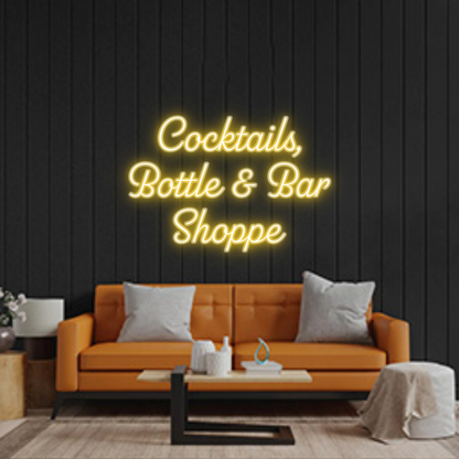 Custom Neon: Cocktails,
B...