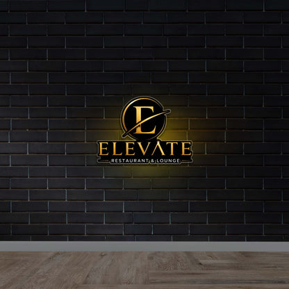 Elevate | Backlit - Premium Neon Artwork