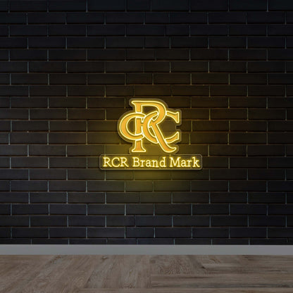 RCR Brand Mark - Premium Neon Artwork