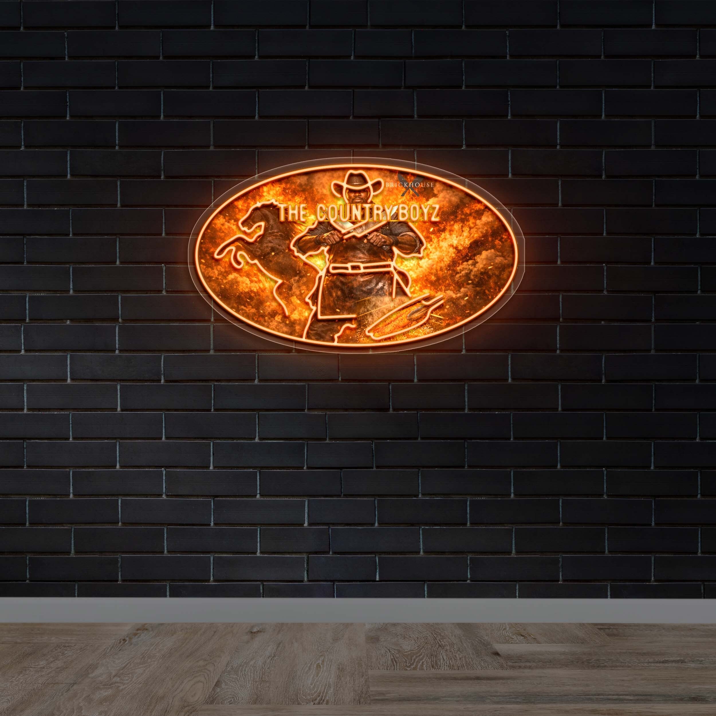 THE COUNTRY BOYZ - Premium Neon Artwork
