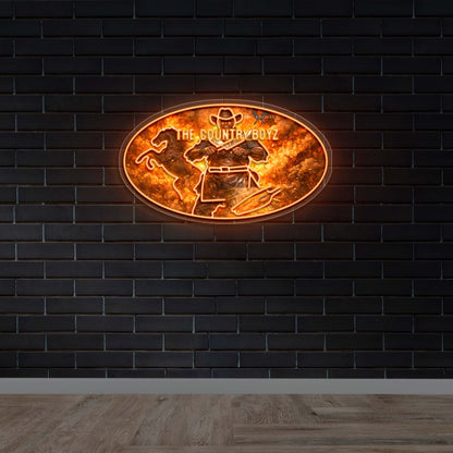 THE COUNTRY BOYZ - Premium Neon Artwork