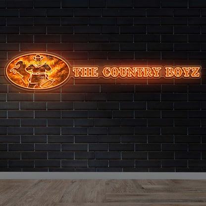 The Country Boyz - Premium Neon Artwork