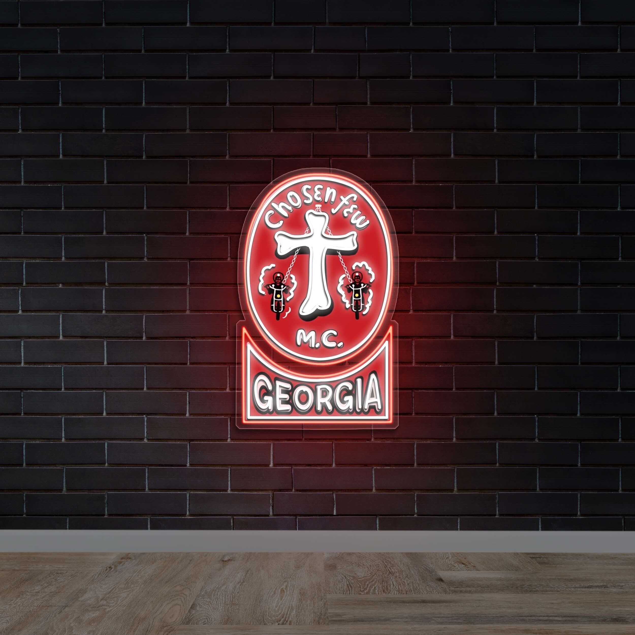 Chosen Few MC Georgia - Premium Neon Artwork