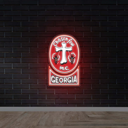 Chosen Few MC Georgia - Premium Neon Artwork