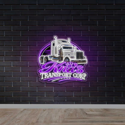 Kina's Transport Corp - Premium Neon Artwork