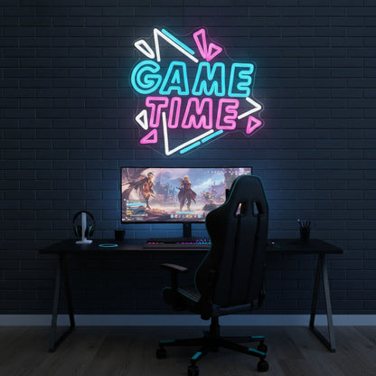 Game Time - Gaming LED Neon Sign