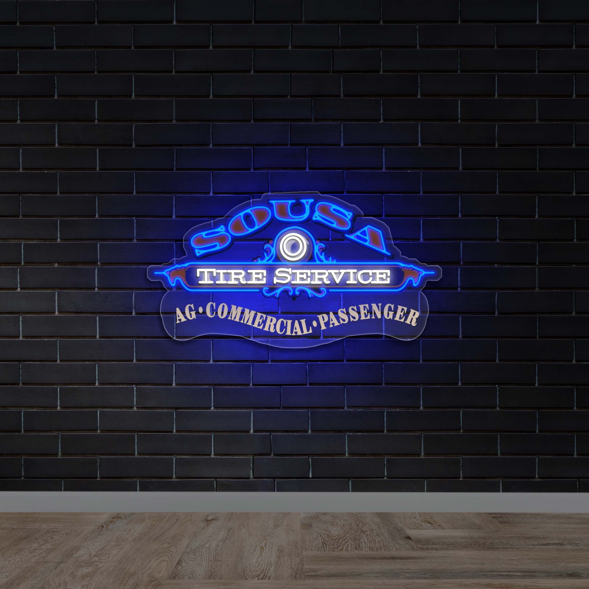 SOUSA TIRE SERVICE - Premium Neon Artwork