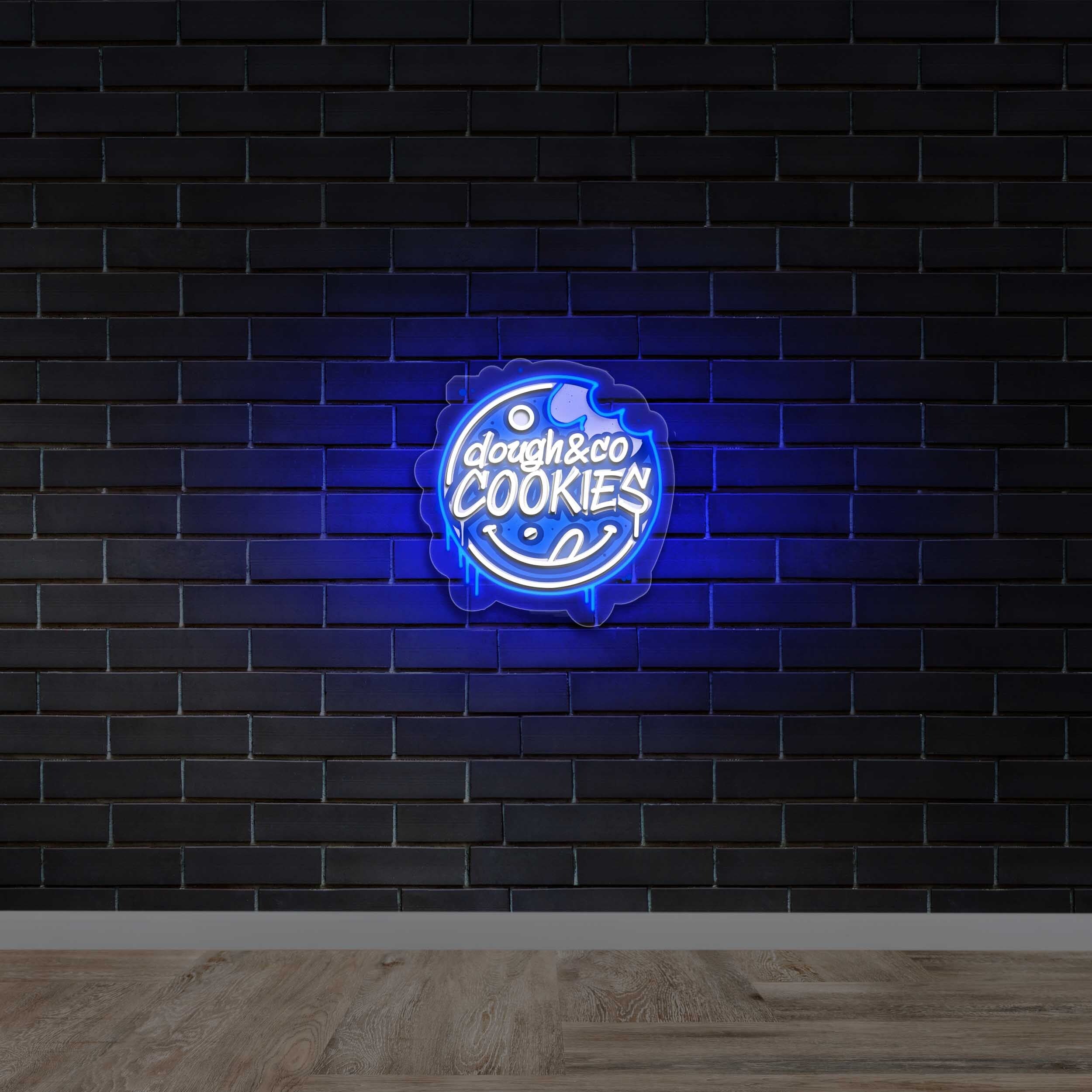 Dough & Co Cookies - Premium Neon Artwork