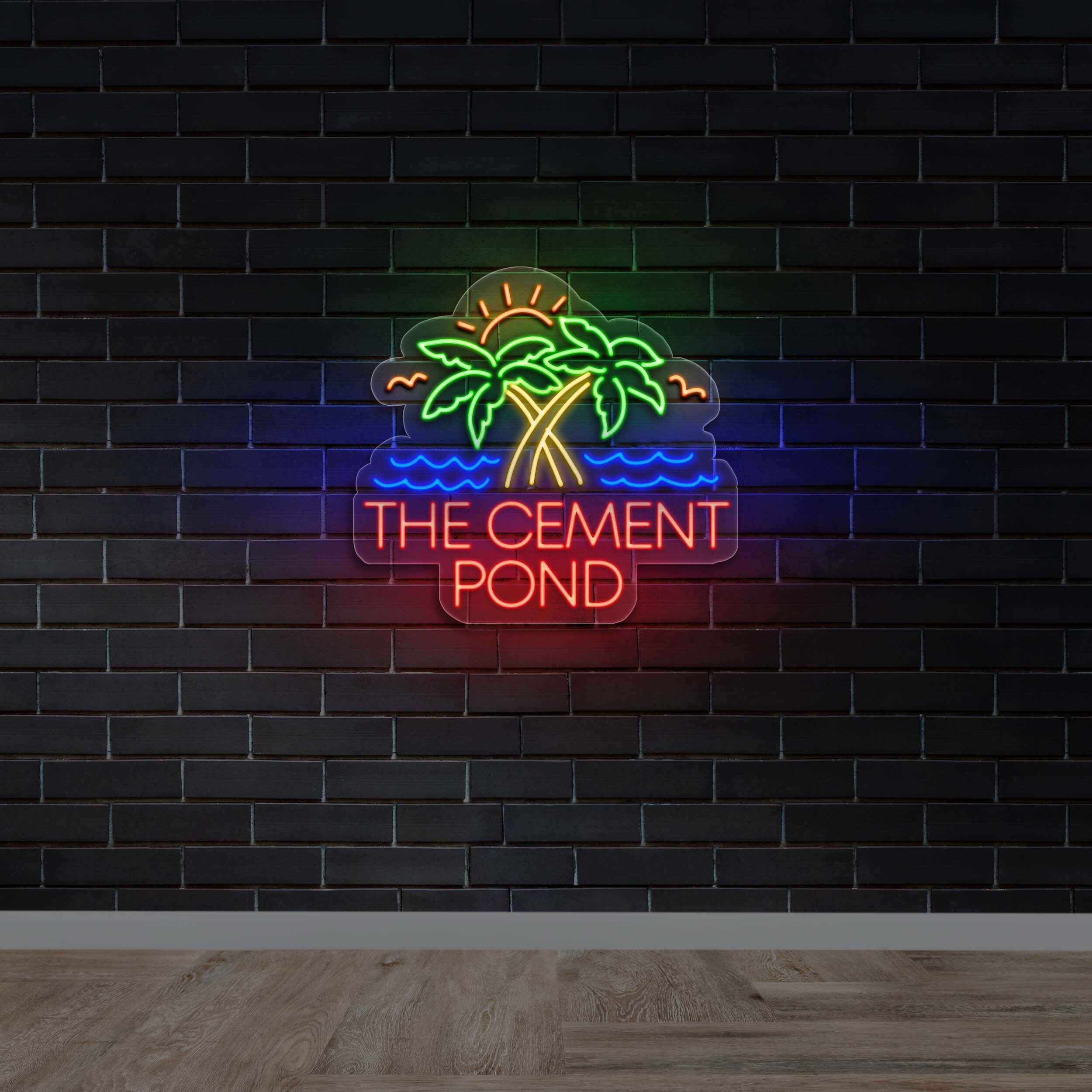 Cement Pond - Premium Neon Artwork