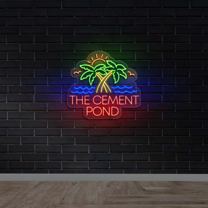 Cement Pond - Premium Neon Artwork