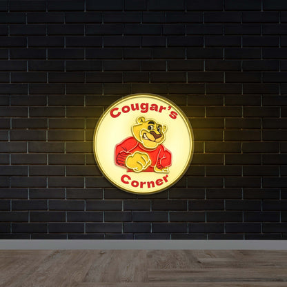 Cougar's Corner - Premium Neon Artwork