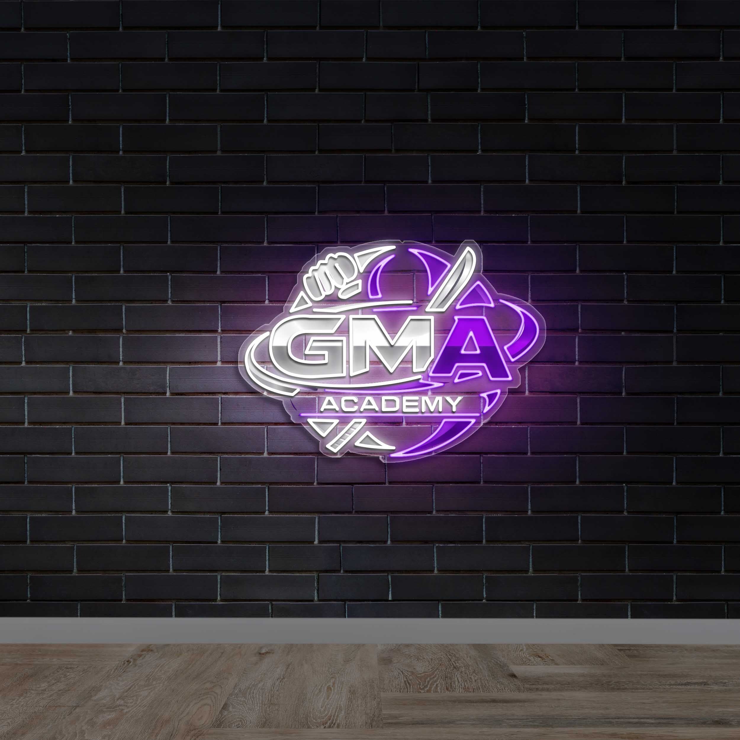 GMA ACADEMY - Premium Neon Artwork