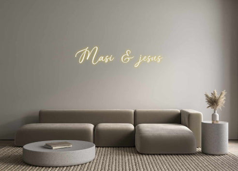 Custom Neon: Masi & jesus