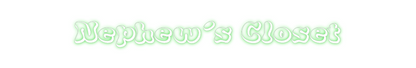 Custom Neon: Nephew’s Closet