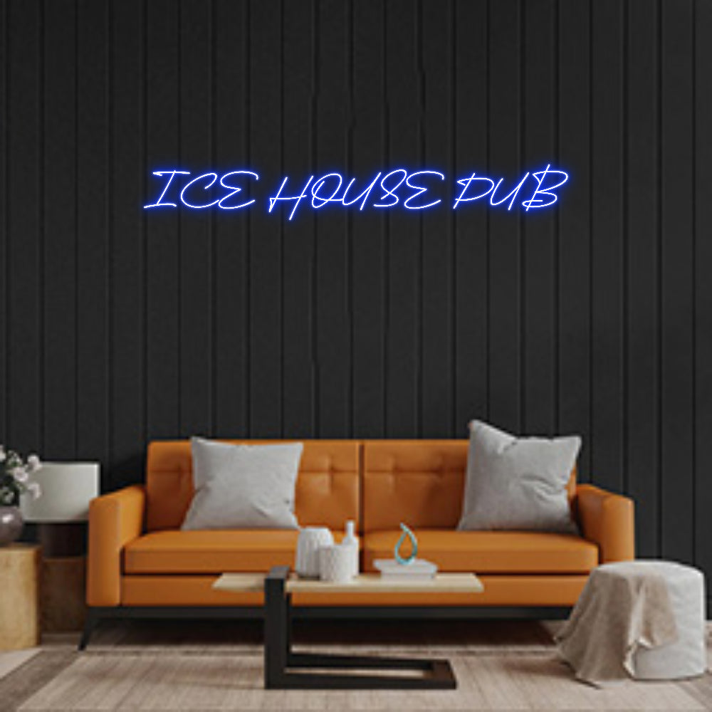 Custom Neon: ICE HOUSE PUB