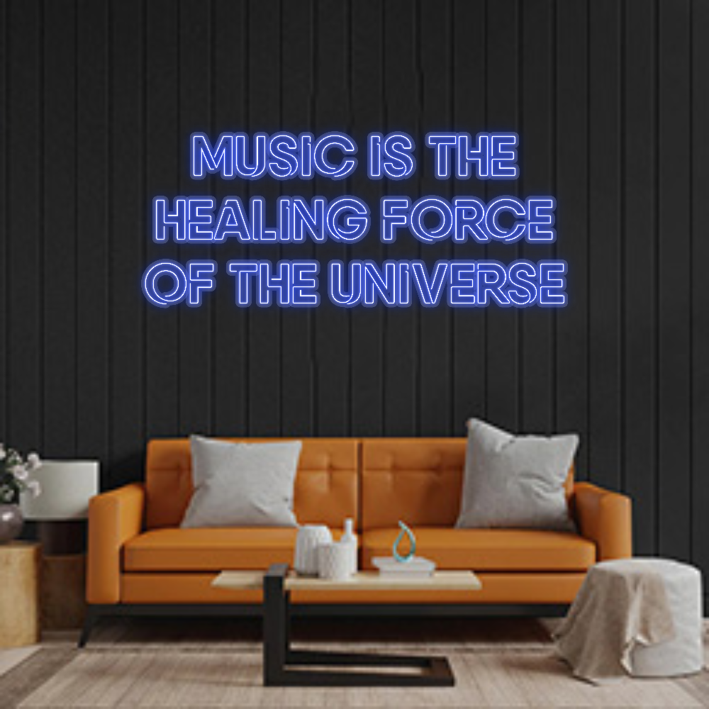 Custom Neon: MUSIC IS THE...