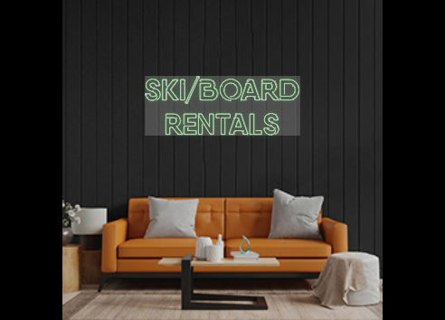 Custom Neon: SKI/BOARD
RE...