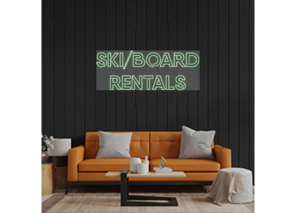 Custom Neon: SKI/BOARD
RE...