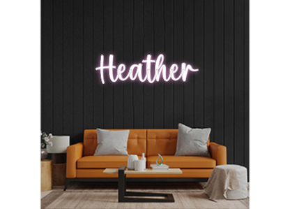 Custom Neon: Heather