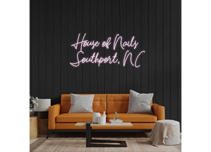 Custom Neon: House of Nail...