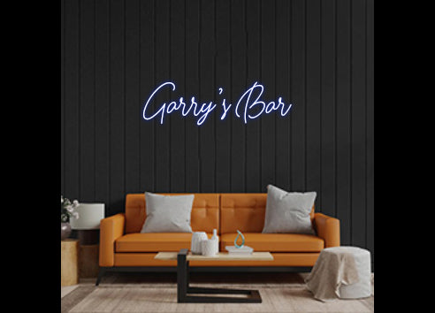 Custom Neon: Garry's Bar