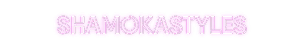 Custom Neon: ShamokaStyles