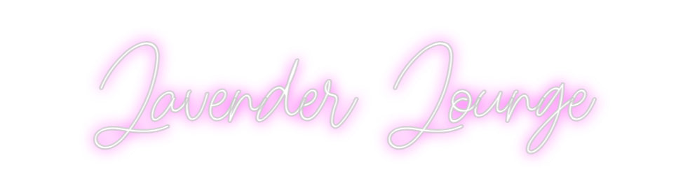 Custom Neon: Lavender Lounge