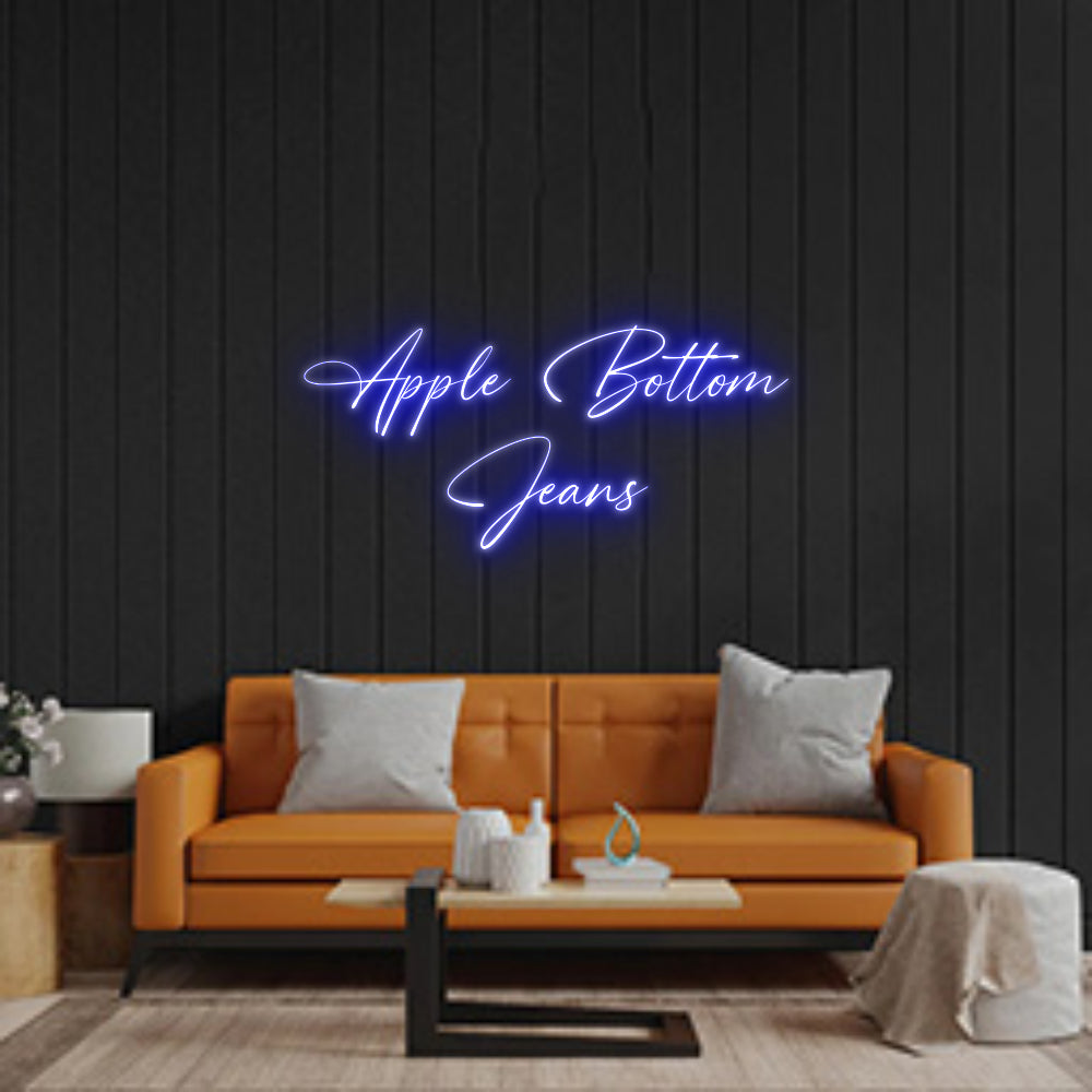 Custom Neon: Apple Bottom
...