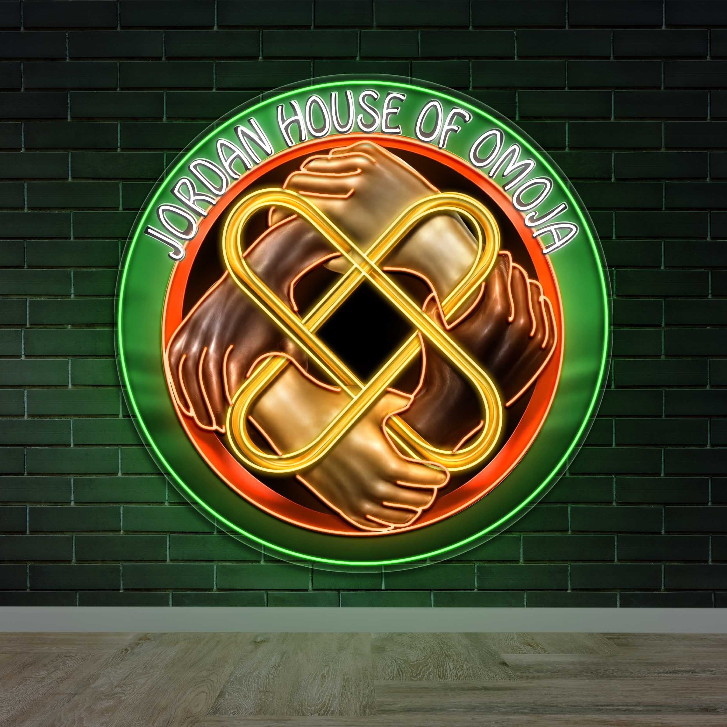 JORDAN HOUSE OF UMOJA - Premium Neon Artwork