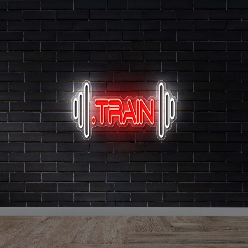 TRAIN - Premium Neon Artwork