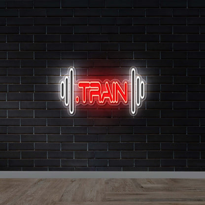 TRAIN - Premium Neon Artwork