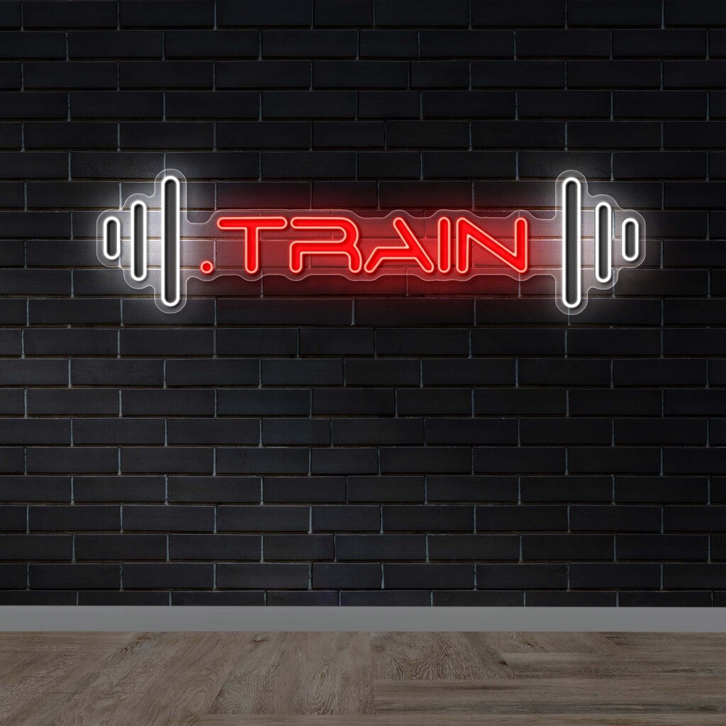 TRAIN - Premium Neon Artwork