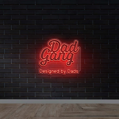 Dad Gang - Premium Neon Artwork