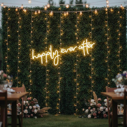 Happily Ever After Wedding LED Neon Sign