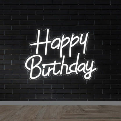 Happy Birthday Events Decor LED Neon Sign