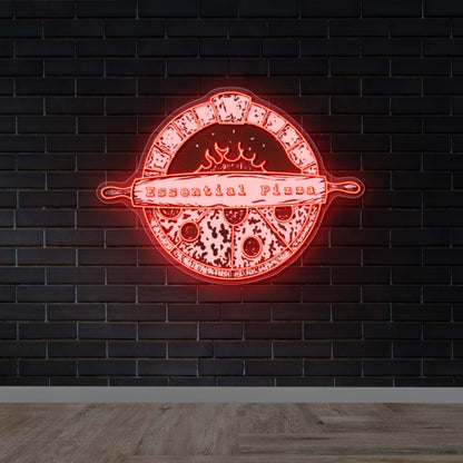 Essential Pizza - Premium Neon Artwork