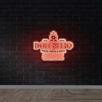Dom Helio - Premium Neon Artwork